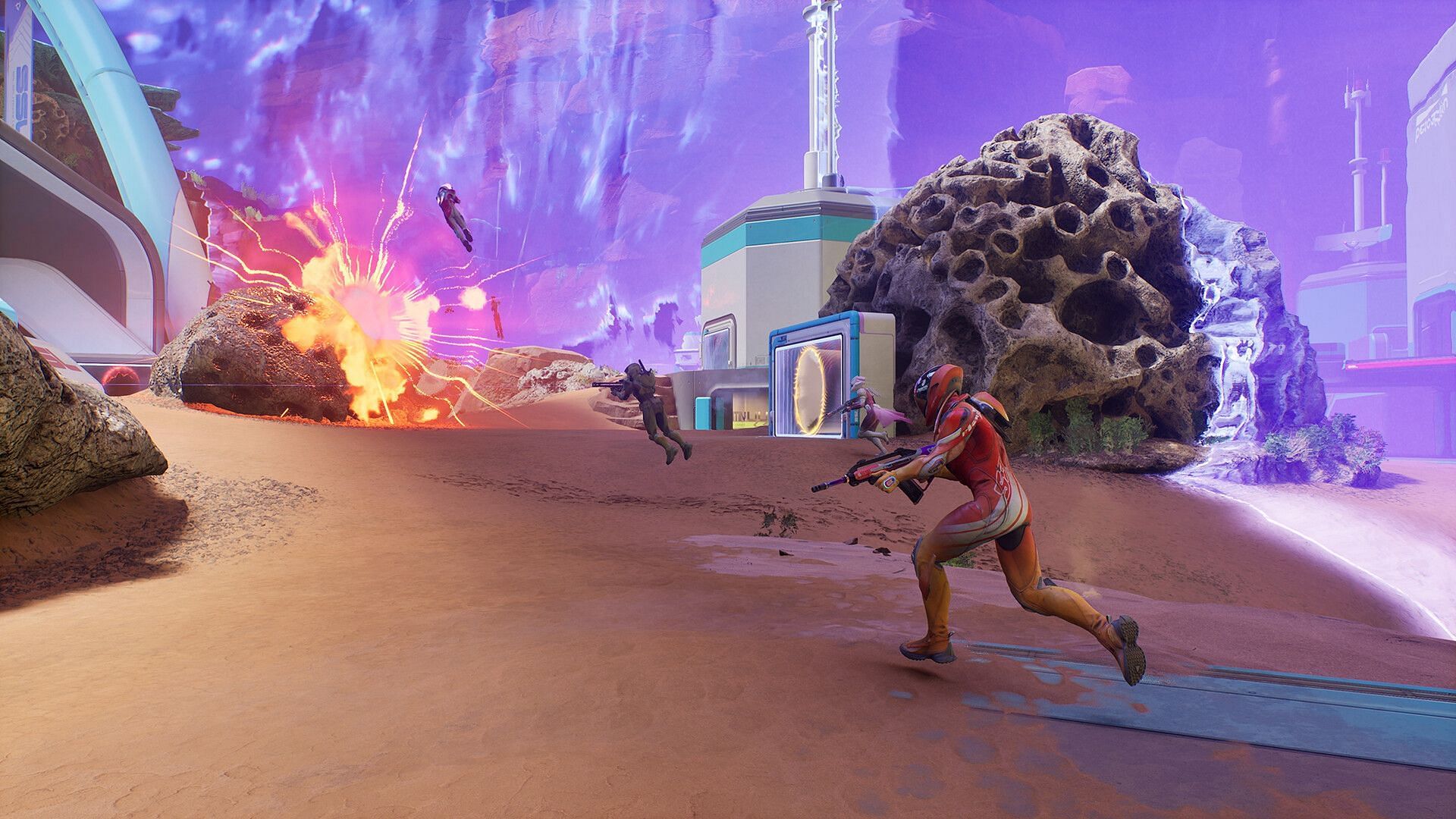 The new battle royale mode gameplay (Image via 1047 Games)